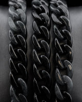 Black Cuban Link Jade Bracelet