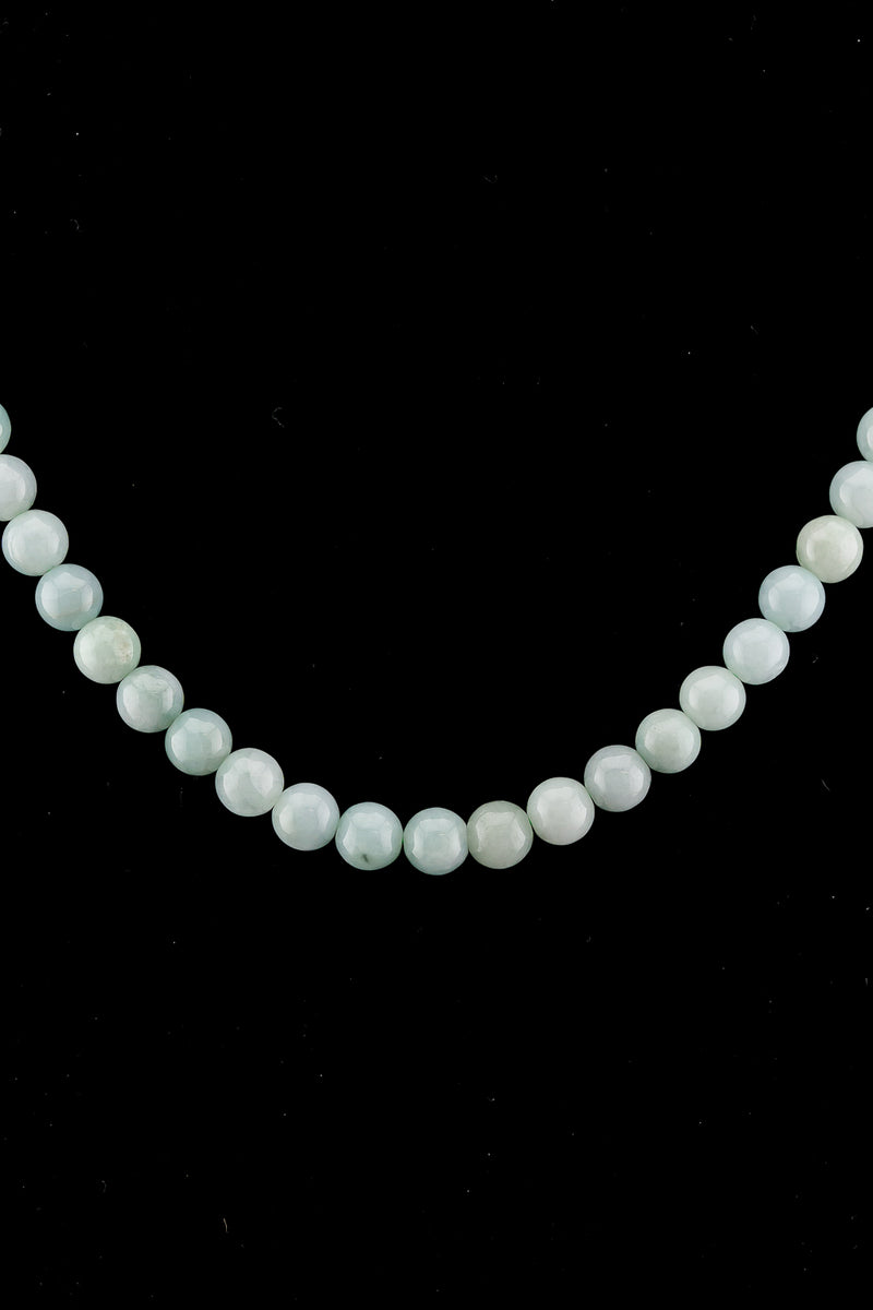 Green Jade Beaded Necklace