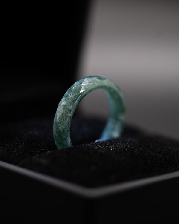 Ring - Diamond Cut Blue Water