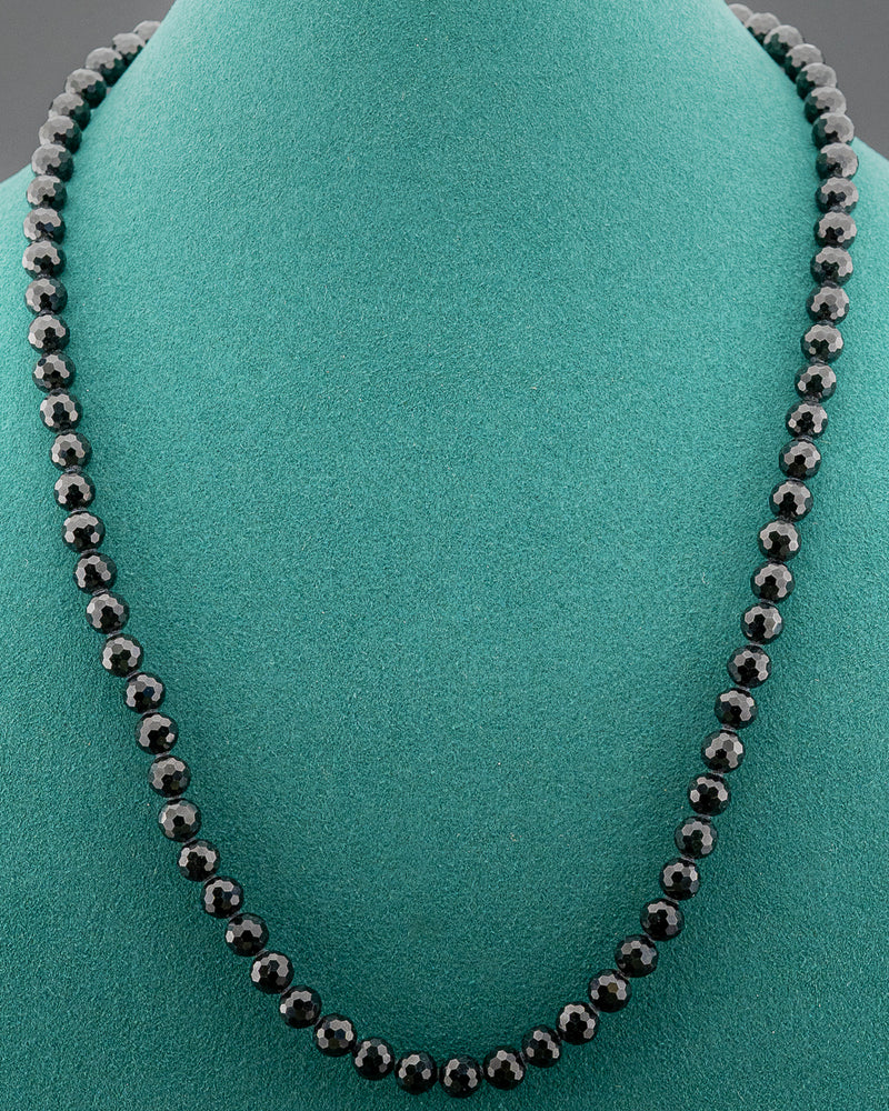 Diamond Cut Beaded Necklace