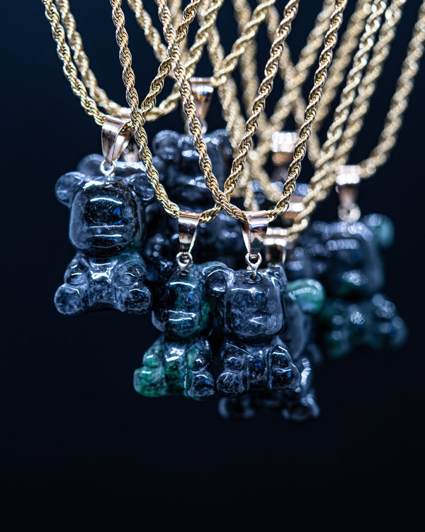Micro Gummy Bear Jade Pendant