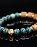 Forest Sage Jade Bracelet