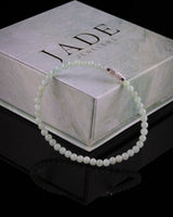 Small Beaded Jade Twist Clasp Bracelet