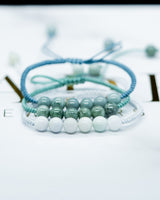 Six Beaded Jade Rope Bracelet