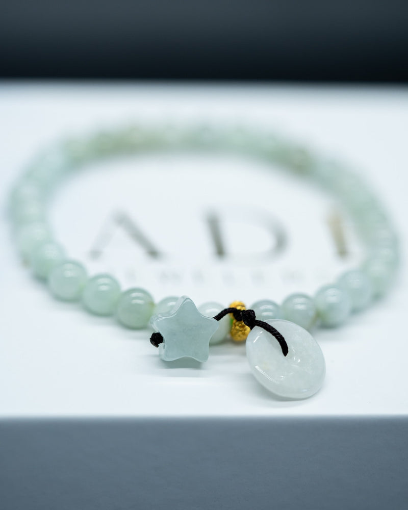 Beaded Star Jade Bracelet