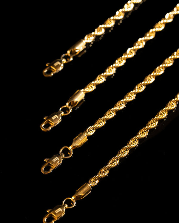 Gold Thick Rope Chain