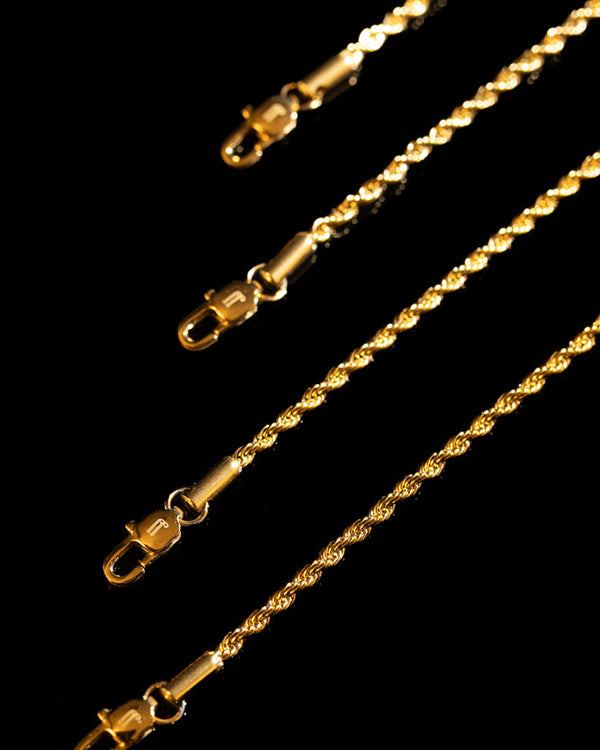 Gold Thin Rope Chain