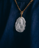 Virgin Mary Jade Pendant