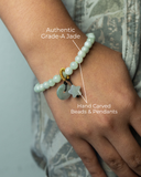 Beaded Star Jade Bracelet