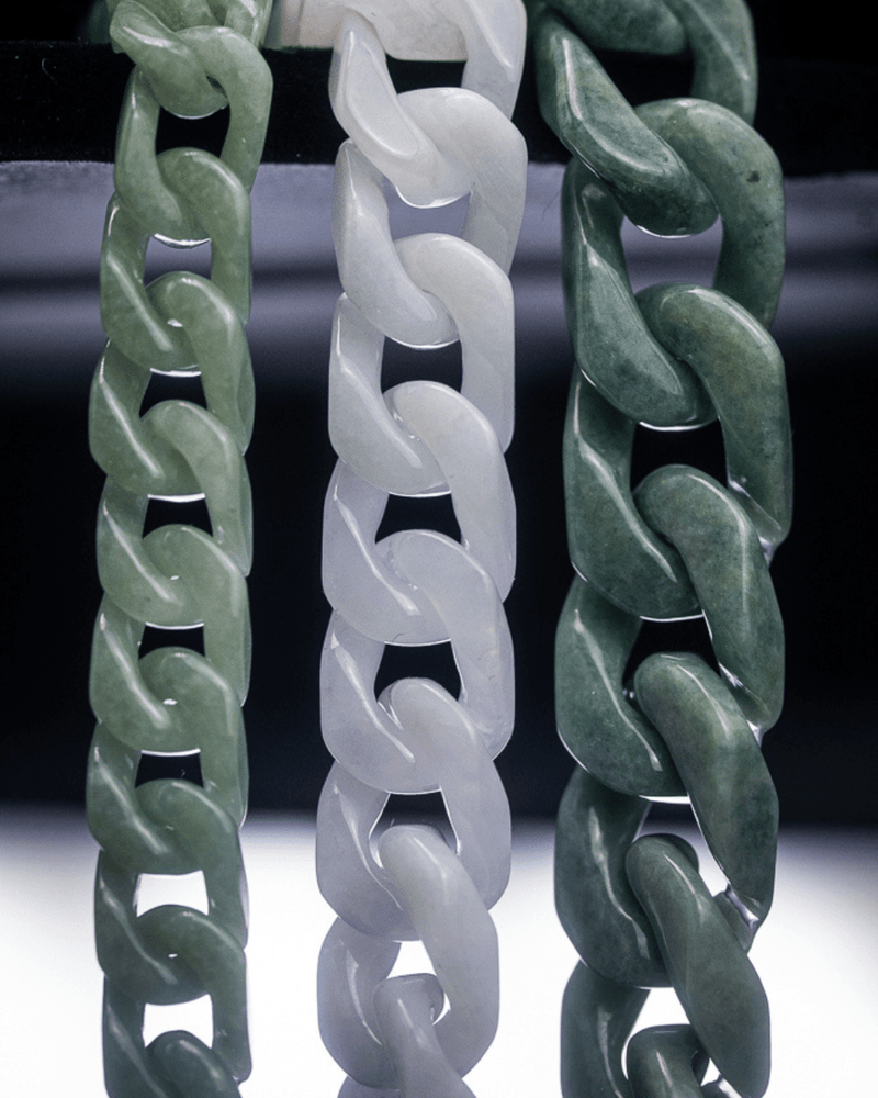 Cuban Link Jade Bracelets 2.0