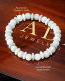 Spacer Bead Jade Bracelet