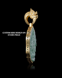 Wrapped Erawan Natural Jade Laos Pendant