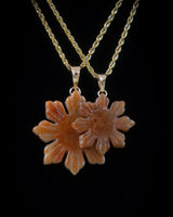 Rare Red Jade Filipino Sun Pendant