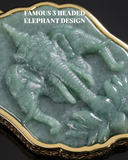 Wrapped Erawan Natural Jade Laos Pendant
