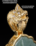 Wrapped Erawan Natural Jade Laos Pendant