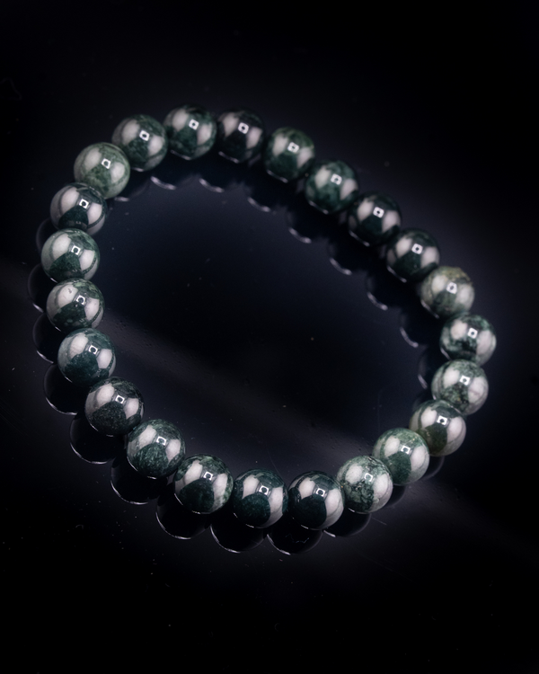 Medium Full Beaded Black Bracelet