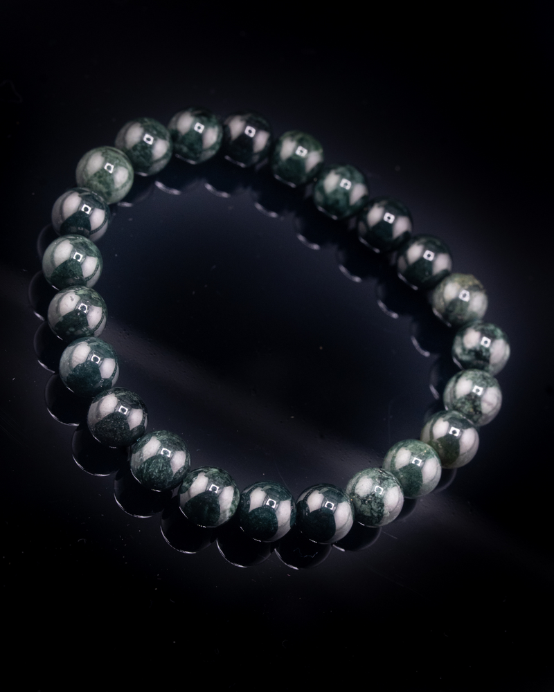 Medium Full Beaded Black Bracelet