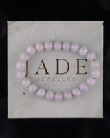 Medium Full Beaded Jade Bracelet