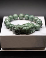 Pixiu Green Jade Bracelet