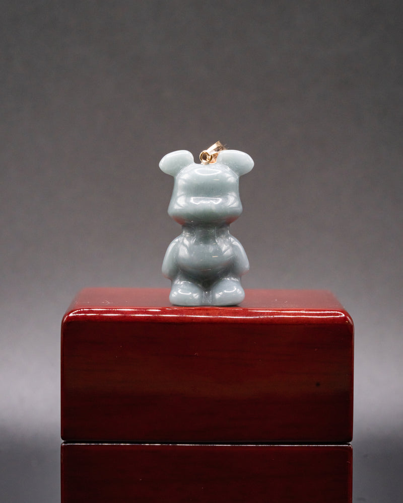 #3 Micro BearBrick Jade Pendant