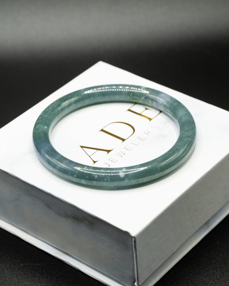Dark Blue Water Jade Bangles