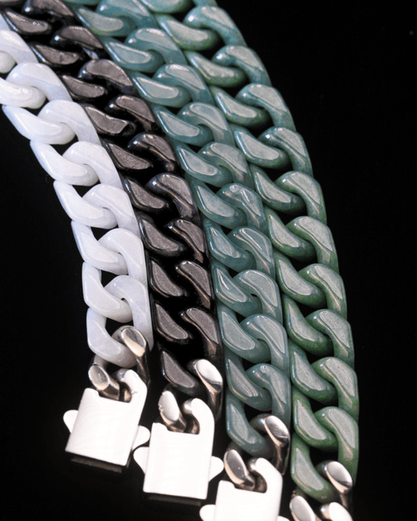 Cuban Link Jade Bracelets 2.0