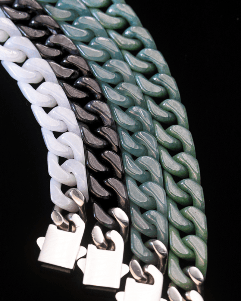 Cuban Link Jade Bracelets 2.0