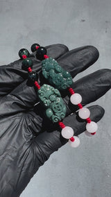 Pixiu Jade Rope Bracelet