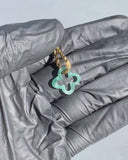Micro Clover Link Jade Pendant