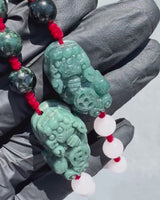 Pixiu Jade Red Rope Bracelet