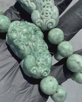 Pixiu Green Jade Bracelet