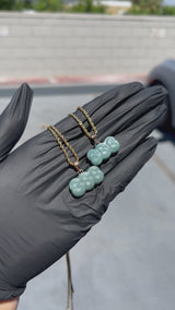 Micro Angel Number Jade Pendants