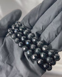 Black Diamond Cut Jade Bracelet