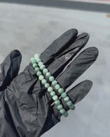 Full Beaded Green Jade Bracelet