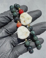 Buddha Head Jade Bracelet