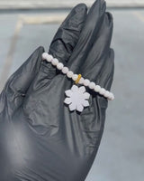 White Filipino Sun Jade Bracelet