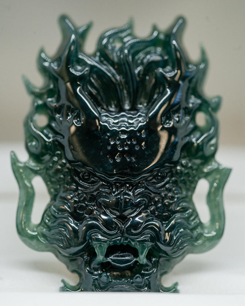 Dragon Head Jade Pendant