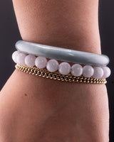 Medium Full Beaded Jade Bracelet