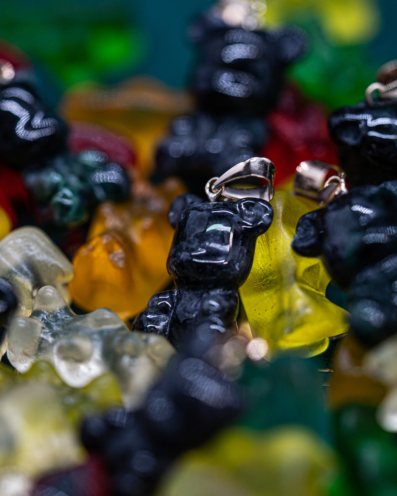 Micro Gummy Bear Jade Pendant