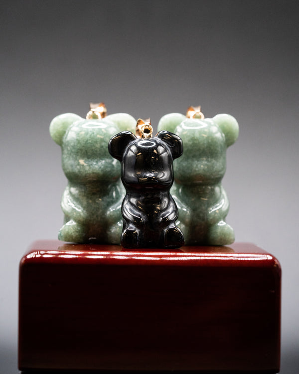 Micro Gummy Bear Jade Pendant