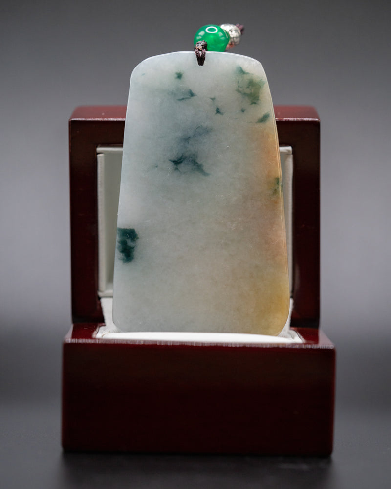 z. One of One Tri-Toned Jade Emperor Temple Pendant