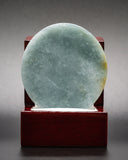 z. ONE OF ONE TWO TONE BLUE/YELLOW MEDITATING BUDDHA
