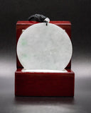 ONE OF ONE White Jade Meditating Female Buddha Pendant