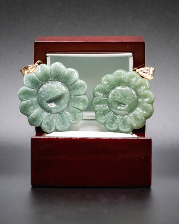 Floral Jade Pendant