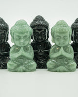 Micro Meditating Baby Buddha Jade Pendant