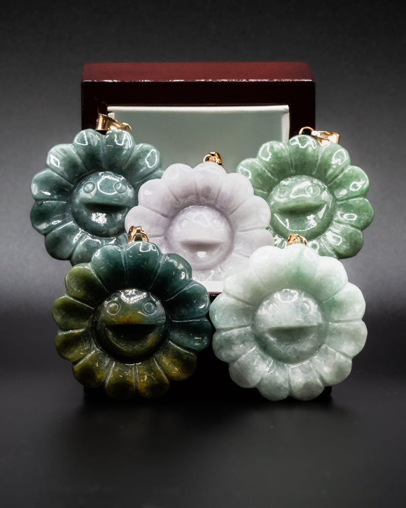 Floral Jade Pendant